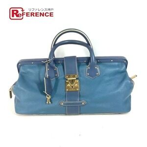 Louis Vuitton Suhali Angenieux Tote Bag Leather Blue